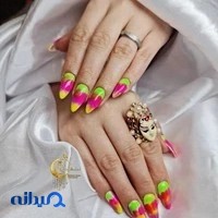 کاشت ناخن شکوفه