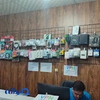 Modern internet cafe