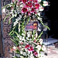 گلسرای نرگس،تزئین ماشین عروس،دسته گل عروس#تاج گل رو