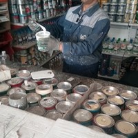 ترکیب رنگ اتومبیل علی