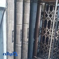 درب آکاردئونی و حفاظ ایمن کاران