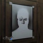 طراحی چهره سیاه قلم رمزی