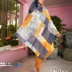 شال و روسری نیلوفرانه