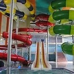 موج های آبی باران