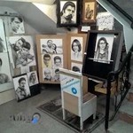 نقاشی چهره سیاه قلم منجزی