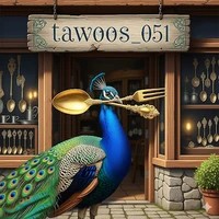 قاشق و چنگال تخصصی طاووس