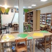 سالن مطالعه و کتابخانه مسجد عمار یاسر