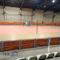 سالن شهدای سرحد آباد قهرمانی کیک بوکسینگ جناب اقای داود سامنی