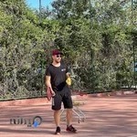 زمین تنیس هتل اسپیناس آستارا