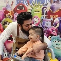 پیرایش کودک و بزرگسال آبی