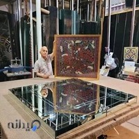 کارگاه قابسازی و شیشه و آینه و قاب گلستان آسمان