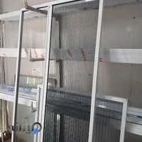 پنجره دو جداره upvc و توری