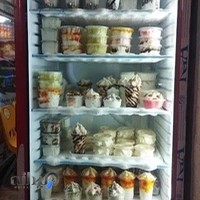 بستنی و آبیموه آدم برفی