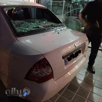 شیشه اتومبیل مهران و مهدی منصوری
