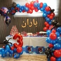 بادکنک آرایی باران