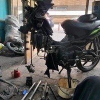 تعمیرگاه موتور سیکلت نمونه