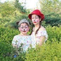 عکس و گریم صورت کودک شاپرک