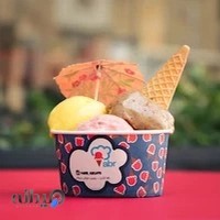 بستنی. ایتالیایی ابر