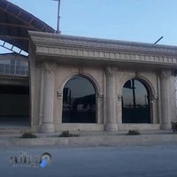 سنگبری کیمیا تراورتن شکلاتی عسلی کرم