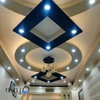 کناف .کاغذ دیواری سقف کاذب