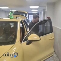 شیشه دودی اتومبیل رسول