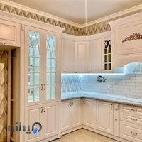 طراحی و ساخت انواع کابینت، کمد دیواری، درب...