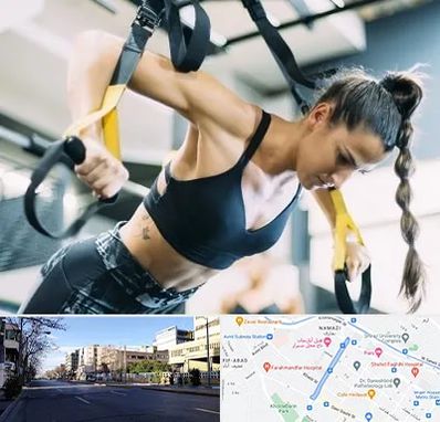 باشگاه تی آر ایکس در خیابان ملاصدرا شیراز