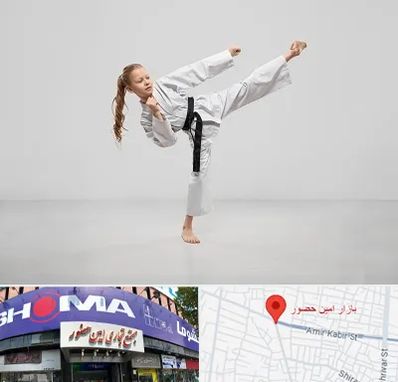 باشگاه کاراته بانوان در امین حضور