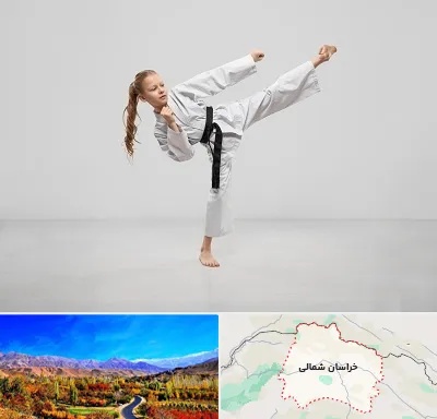 باشگاه کاراته بانوان در خراسان شمالی