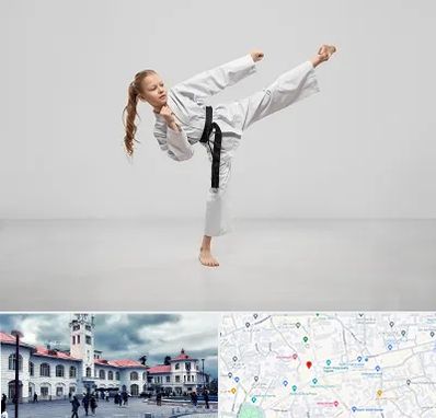 باشگاه کاراته بانوان در میدان شهرداری رشت