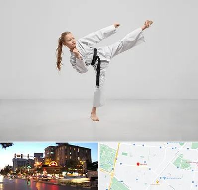 باشگاه کاراته بانوان در بلوار سجاد مشهد