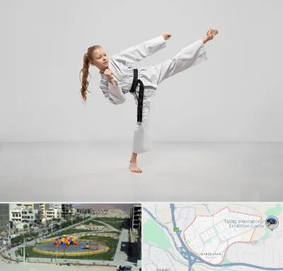 باشگاه کاراته بانوان در مرزداران تبریز