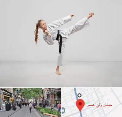 باشگاه کاراته بانوان در ولیعصر شهریار