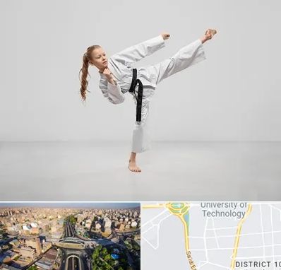 باشگاه کاراته بانوان در استاد معین 