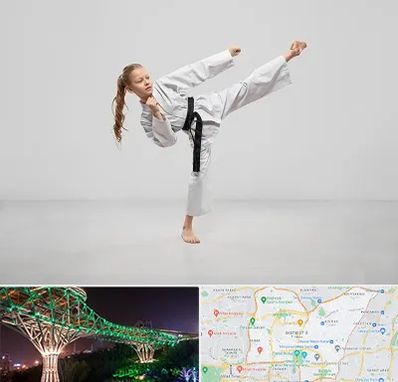 باشگاه کاراته بانوان در منطقه 3 تهران 