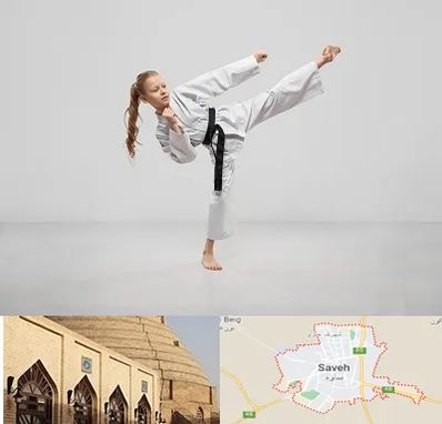 باشگاه کاراته بانوان در ساوه