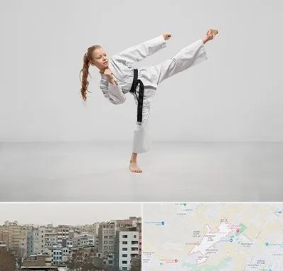 باشگاه کاراته بانوان در محمد شهر کرج