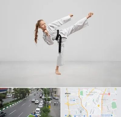 باشگاه کاراته بانوان در ستارخان 