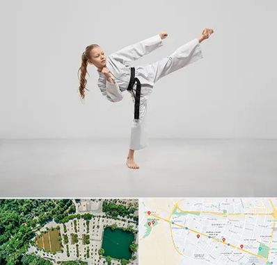 باشگاه کاراته بانوان در وکیل آباد مشهد