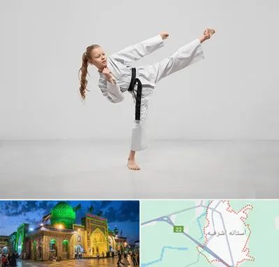 باشگاه کاراته بانوان در آستانه اشرفیه