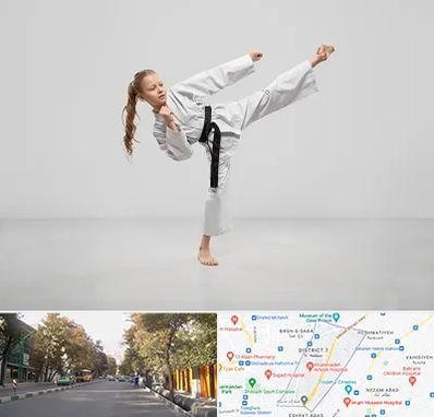 باشگاه کاراته بانوان در شریعتی 