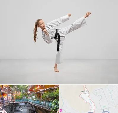 باشگاه کاراته بانوان در درکه