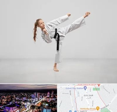 باشگاه کاراته بانوان در گلسار رشت 