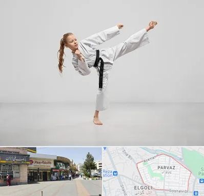 باشگاه کاراته بانوان در پرواز تبریز