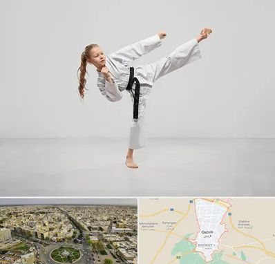 باشگاه کاراته بانوان در قزوین