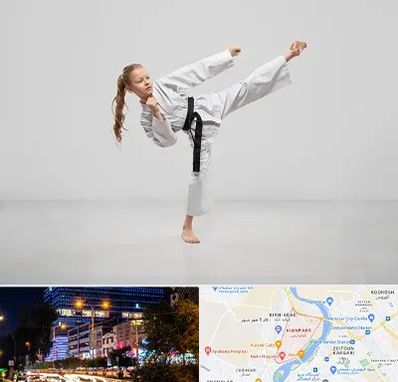 باشگاه کاراته بانوان در کیانپارس اهواز