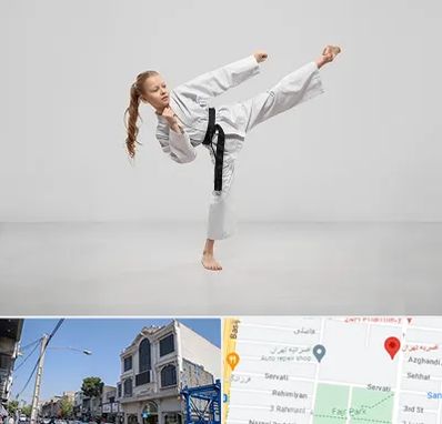 باشگاه کاراته بانوان در افسریه 