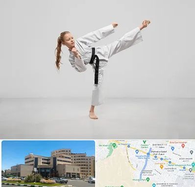 باشگاه کاراته بانوان در صیاد شیرازی مشهد