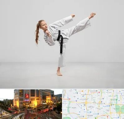 باشگاه کاراته بانوان در جنت آباد تهران 