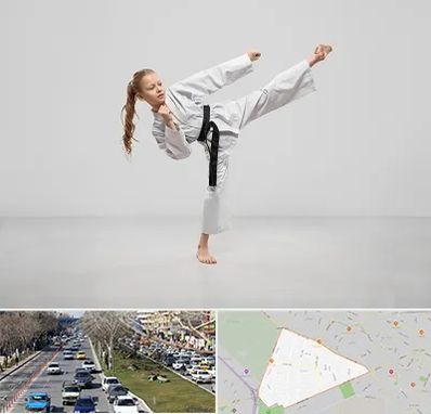 باشگاه کاراته بانوان در احمدآباد مشهد